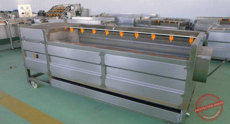 Brush Type Root Vegetable Washing Peeling Machine | Vegetable ...