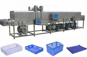 High Pressure Water Spray Basket Cleaning Machine
