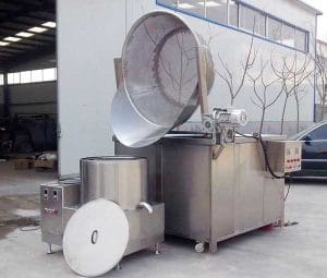 Auto Discharge Type Vegetable Frying Machine