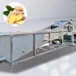 Integrated Root Vegetable Air Bubble and High Pressure Water Washing Machine