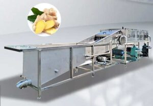 Integrated Root Vegetable Air Bubble and High Pressure Water Washing Machine