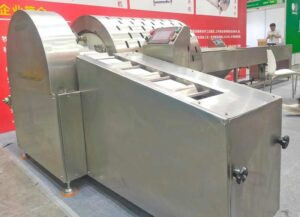 Automatic Feeding Direction Fixed Lotus Root Chip Slicing Cutting Machine
