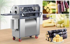 Automatic Sugarcane Peeling Machine with Separate Cutting Function